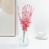 Fleurs décoratives 10pcs Eucalyptus Plante artificielle Bouquet de chambre à coucher décor de chambre à la maison faux jardin décoration de mariage Ornement de vase extérieur