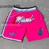 Shorts bordados de secagem rápida masculino high street apenas don calor wade james mesmo bordado calças de basquete hip hop solto praia