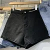 Ny Summer Autumn Casual SES Denim Shorts Women Wide High midje Loose Ben Shorts Slim All-Match Sporting Shorts Female E4ir#