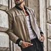 2023 Autumn and Winter Suede Stand-Up Collar Men's Butt-Down Cardigan Jacket Cross-Border Casual Trendy American-Style Jacket I2B8#