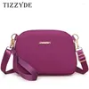 Shoulder Bags 2024 Vintage Women Nylon Messenger Bag Crossbody Lady Small Shell Bolsa Feminina More Zippers Package HZQ263