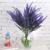 Bouquet de lavande artificielle, décoration de jardin, cadeaux de mariage pour la maison, Simulation de plantes aquatiques en plastique