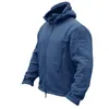 magcomsen Мужская теплая флисовая куртка с капюшоном ветрозащитные пальто осень-зима куртка походы путешествия альпинизм E4Bu #