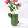 Plantadores nórdico cactus vaso casa decorações porcelana vaso de flores casa e decoração verde cactus moderna decoração do quarto desktop