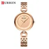 Curren/Karien 9052 Montre à quartz étanche avec strass pour femme d'affaires