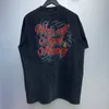 24SS USA MENSED MENY TEE TEE VINTAGE PRINT T Shirt High Street Skateboard Tshirt 0328