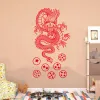 Stickers Chinese Dragon Wall Sticker Wishing Amulet Movie Anime Lovers Children's Room Home Decoration Vinyl Decal Gifts for Kids DM2