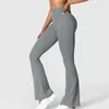 Leggings pour femmes Solide évasé élégant Slim Fit Pantalon de yoga Fitness Pantalon de sport Vêtements pour femmes Casual Bell Bottom Joggers Pantalon de survêtement