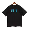 아미르스 패션 남자 티 셔츠 여름 여자 디자이너 Tshirts Tops Letter 인쇄 짧은 슬리브 스웨트 셔츠 티 셔츠 풀오버 패턴 티셔츠