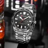 CURREN 8426 Waterproof Quartz Steel Band Men's Business Calendar Ripple Fashion Watch