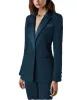 2 Piece Outfits For Women Blazer With Pants Wedding Tuxedos Party Office Work Slim Fit Busin Suit G4GP#