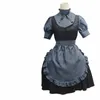 Halen Maid Cosplay Costume Dark Lolita Dr Cafe Kelner mundurem kobiet anime scena scena garnitur japoński strój pokojówki i9ln#