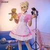 vrouwen Lolita Dr Maid Outfit Japanse Anime Cosplay Kostuum Unisex Lg Dr Apr Dr s8bk #