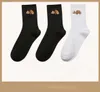 calcetines Diseñador de lujo Calcetines de palma 2 colores Moda Ángel Mujeres y hombres Casual PA Oso Transpirable Baloncesto Fútbol 3 pares de calcetines B1873497