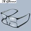 Óculos de leitura de metal para homens, óculos para presbiopia, moda masculina, óculos de computador com estojo 10 15 20 25 30 35 405888303