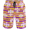 Shorts pour hommes Short de plage imprimé ours poisson léopard en 3D short de planche de surf de sport décontracté pour hommes maillot de bain à séchage rapide pantalon de natation short J240328