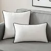 Pillow Velvet Soft Cover Decorative Pillows Throw Case Black White Nordic Home Decor Living Room Sofa Seat Pillowcase