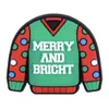 Уродливый рождественский свитер, силиконовые фокусные бусины, ПВХ-сабо, подвески, украшение для обуви