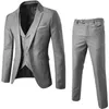 Jodimitty Homens Blazers 3 Peças Define Outono Casamento Formal 2 Ternos Elegante Busin Luxo Colete Completo Calças Casacos Jaquetas Clássicas Z0rk #