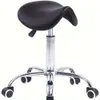 Tabouret de selle avec support dorsal, pivotant à 360°, chaise roulante réglable pour salon de spa, tatouage dentaire, manucure