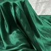 Fabric 3/5/10yard Green Satin Fabric For Dressmaking,Lining,Clothing,and DIY Projects Material for Sewing Needs, Sold by the yard