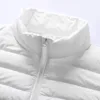 ultra leve para baixo coletes homens 90% pato branco para baixo gradiente coletes de inverno fi portátil sleevel colete homme quente parkas 379d #