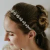 Hair Clips Barrettes Burst Style Brides Headdress Rhinestone Rope Band Ornament Handmade Jewelry Drop Delivery Hairjewelry Otfgx