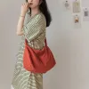 Schoudertassen Koreaanse Nylon Crossbody Voor Vrouw 2024 Grote Japanse Satchel Vrouwelijke Messenger Girl Student Handtassen Tas