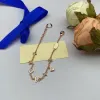 Elegante collar pulsera diseñador de moda pulseras collares para mujer temperamento exquisito diseñador joyería con caja HLVS29