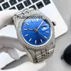 Watch Automatic Mechanical Watches Sapphire 41mm Strap Diamond-studded Steel Women Wristwatch Montre Full Diamond High Quality Xp20