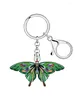 Nyckelringar weveni akryl färgglad svalskvans fjäril nyckelkedjor charm handväska handväska smycken ring gåvor för kvinnor flickor