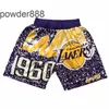 Ballbroek Los Angeles geborduurde shorts met zakken