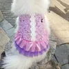 Hundkläder kattklänning vinter husdjur kläder chihuahua Yorkshire terrier maltesiska pomeranian schnauzer poodle bichon frise kläder