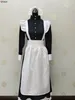 Kadınlar Siyah ve Beyaz Hizmetçi Kostüm İngiliz Tarzı LG Cafe Maid Dr Men Kıyafet Cosplay Kostüm G1BS#