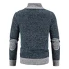 Autumn Spring Sweater Men's Cardigan Zip Up Turtleneck Jacket Y2K Sweatshirt Winter Hombre Cold Coat Sticked Jumper SweaterCoat X7ix#