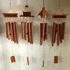 Decorazioni di bambù Cubili del vento a sospensione Balcone Outdoor Outdoor Garden Decorazioni per la casa Antique Windchime Fensoor Wall Wall Crofts