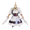 cosplay Hkai Impact Anime Game Elysia Costume Wig Stricker Accories Sets Maid outfit Halen For Woman Dr l864#