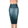 leather Skirt Back Split Women Sexy Bodyc Pencil Skirt Sexy Office Lady Pencil Package Skirts High Waist Summer Lg Skirt 10db#