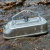 Mini bottiglia d'acqua ultraleggera Zaino da esterno Viaggio SOLO Alpinismo Luce Campeggio Lunch Box Bottiglia d'acqua bollita