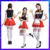 Femmes adultes Oktoberfest Dirndl Costume Bavière Beer Party Carnaval Serveur Dr Wench Maid Lolita Jupe Cosplay Fantasia Outfit K5qQ #