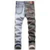 Ny 2022 Punk Camo Patchwork Men's Jeans FI RIPD TABLE TAPE MID-MIST BOGAR PANTS SLIM STREETEWEAR E6IT#