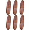 Chopsticks 6 Pcs Table Decor Solid Wood Spoon Holder Rest Stand Desktop Fork Care Restaurant Multi-function Rests Holders