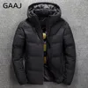 Gaaj Brand Men Down Jacket Parkas Hoody Winter Warm Coat White Duck Thick Puffer Windbreaker Parka Jackor Overcoat Anorak Man E5LH#