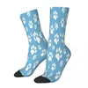 Men's Socks Love Light Blue Animal Cute Forest Ocean Male Mens Women Winter Stockings Hip Hop