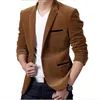 Merk Heren Corduroy Blazers Herfst Lente Fi Mannelijke Slanke Vet Casual Jasje Mannen Blazer Masculino Kleding Vetement Homme Y9dw #