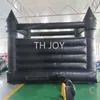 Free Delivery outdoor activities 13x13ft black inflatable bouncer halloween bounce house for party001