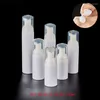 Bouteilles de stockage 28 pièces/lot 30/40/50/60/80/100ml, bouteille à pompe à mousse en plastique, vide pour le visage, les cils, nettoyant cosmétique, distributeur de savon