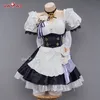 En Stock UWOWO Elysia Cosplay Maid Dr Game Hkai Impact 3rd: Elysia Maid Costume Miss Pink Elf Dr Cosplay Costume E11Z #