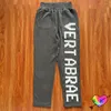 Herenbroek Vertabrae Dubbel Logo Heren Dames 3D Bladerdeegprint Geel Hoge kwaliteit zakbroek Jogger joggingbroek