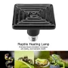 Éclairages 75W 100W 150W 200W 250W E27 Mini lampe chauffante pour animaux de compagnie en céramique émetteur d'ampoule de chaleur infrarouge noir pour lampe de couveuse pour animaux de compagnie Reptile